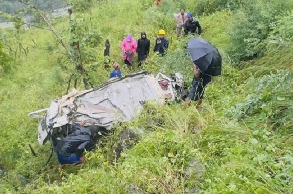 पाँचथर दुर्घटना ६ जनाको मृत्यु, ६ जनाको उद्धार