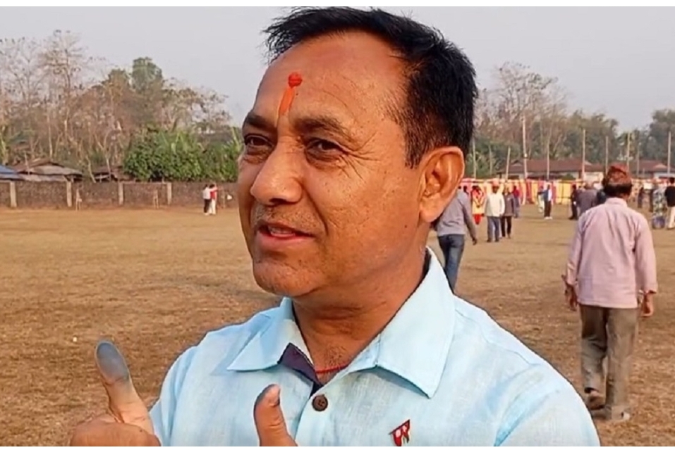 भयरहित वातावरणमा मतदान गरौँ, कांग्रेस सबैभन्दा ठूलो दल बन्दैछ : विश्वप्रकाश शर्मा